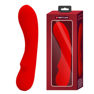 Super Soft Silicone Matt G Spot Vibrator Red BI 014667 2 6959532334654 Multiview.jpg