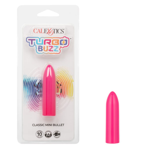 Calexotics Turbo Buzz Classic Mini Bullet Vibrator Pink SE 0061 61 2 716770107381 Multiview.jpg