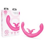 Electric Novelties Together Vibe Rechargeable Triple Motor Rabbit Double Ender Dong Pink TOG 001 4890808219478 Multiview 1.jpg