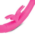 Electric Novelties Together Vibe Rechargeable Triple Motor Rabbit Double Ender Dong Pink TOG 001 4890808219478 Rabbit Stimulator Detail.jpg