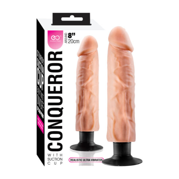 NMC Excellent Power Conqueror 8 Inch Penis Vibrator Light Flesh FPBG048B00 001 4897078629136 Multiview.jpg