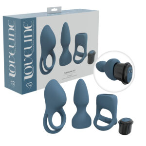 Shots Toys Loveline Pleasure Kit Couples Vibrator Kit Blue LOVU017BLU 8714273052575 Multiview.jpg