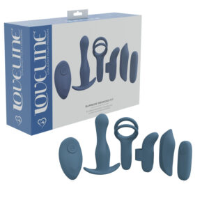 Shots Toys Loveline Supreme Weekend Kit Couples Vibrator Kit Blue LOVU016BLU 8714273052551 Multiview.jpg