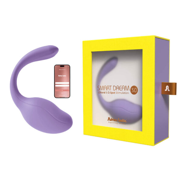 Adrien Lastic Smart Dream 3 Smartphone App Control Double Vibrator Purple AL11843 8433345118437 Multiview.jpg