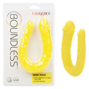 Calexotics Boundless AC DC Dong U Shaped Double Dong 13 Inch Yellow SE 2700 59 2 716770108135 Multiview.jpg