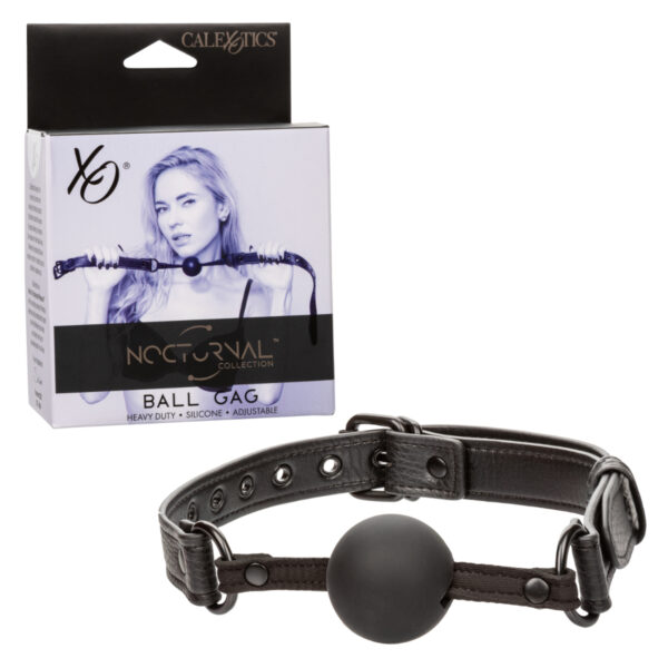 Calexotics Nocturnal Silicone Ball Gag Black SE 2678 05 3 716770108401 Multiview.jpg