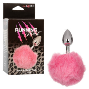 Calexotics Running Wild Bunny Tail Butt Plug Pink Chrome SE 2654 03 3 716770109194 Multiview.jpg