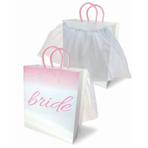 Little Genie Bride Gift Bag with Veil White Pink LGP034 685634104074 Multiview.jpg