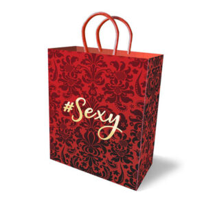 Little Genie Hashtag Sexy Gift Bag Red LGP014 685634102353 Detail.jpg