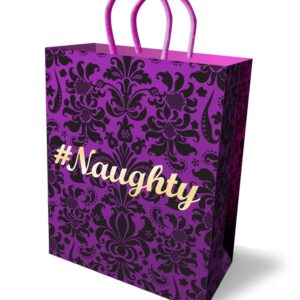 Little Genie Hastag Naughty Gift Bag Purple LGP 009 685634102551 Detail.jpg