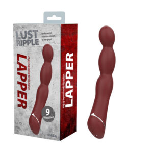 Chisa Novelties Lust Ripple Lapper Beaded Vibrator Red CN 841057555 759746575555 Multiview.jpg