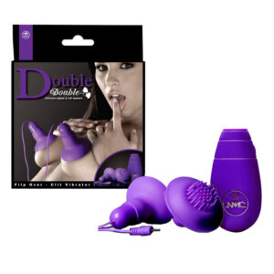 NMC Double Double Flip Over Nipple and Clitoral Vibrators Purple FVSH013B00 022 4892503158328 Multiview.jpg