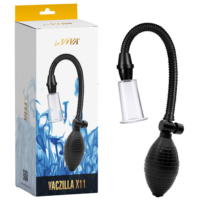 La Viva – Vaczilla X11 Nipple Pump (Black/ Clear)