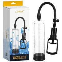 La Viva – Vaczilla X13 Finger-Grip Penis Pump (Black/ Clear)