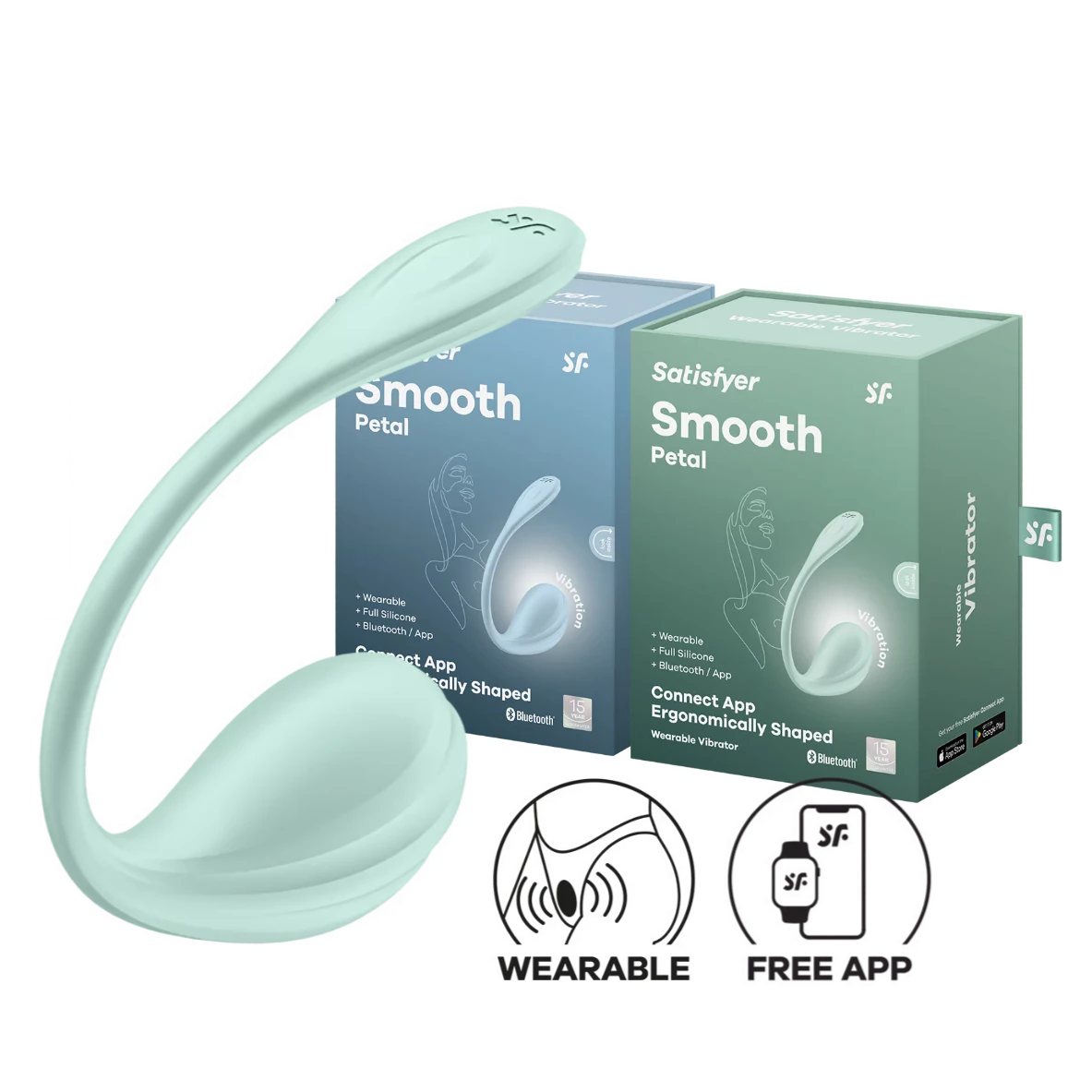 Satisfyer Smooth Petal Wearable Vibrator Alternate Slider Hero