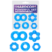 Excellent Power – Hardcore Powerful Infinity Cock-Ring Set (Blue)