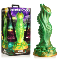 XR Brands – Creature Cocks Nebula 7.5″ Alien Silicone Dildo (Green)